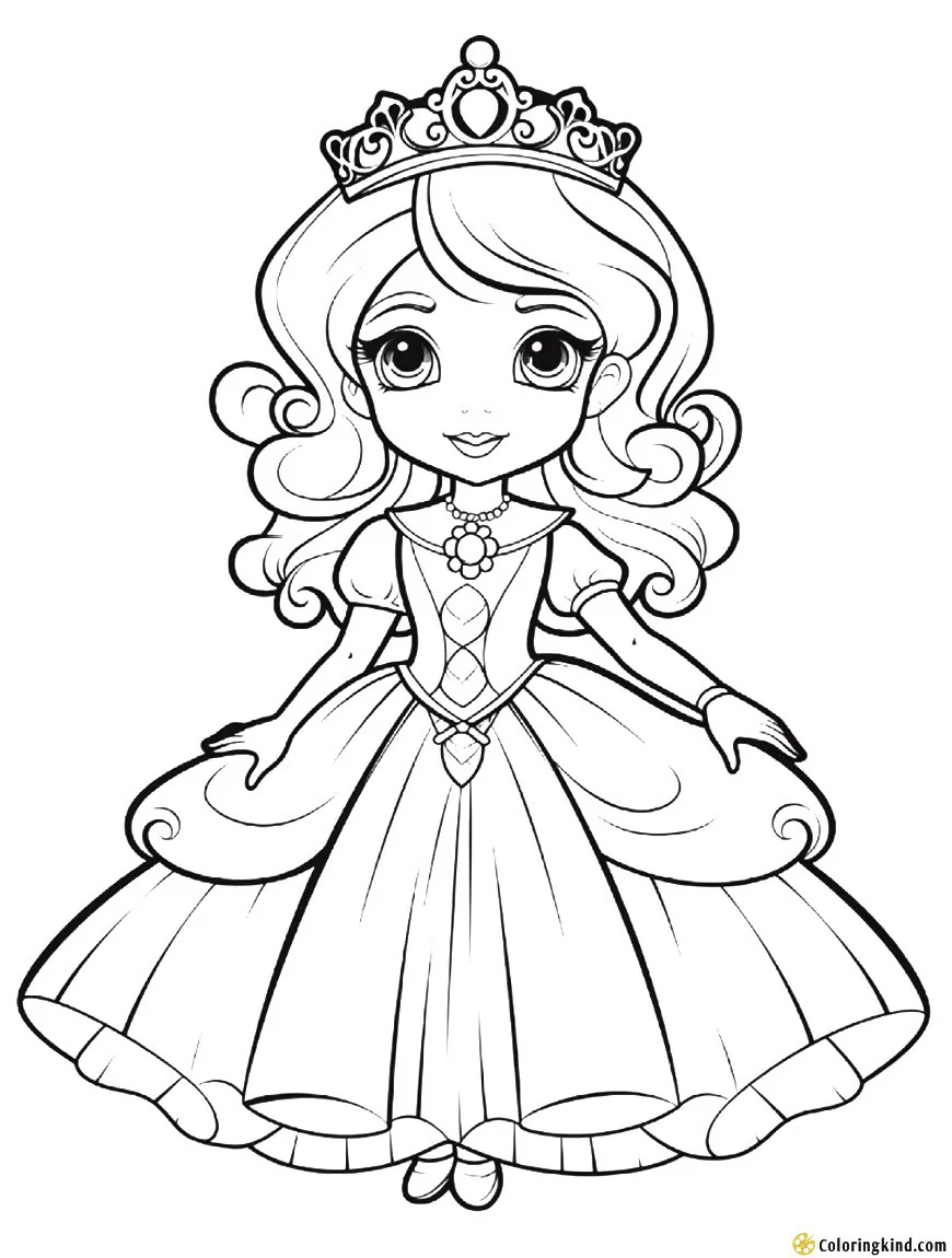 The Princess who dazzled with her dress