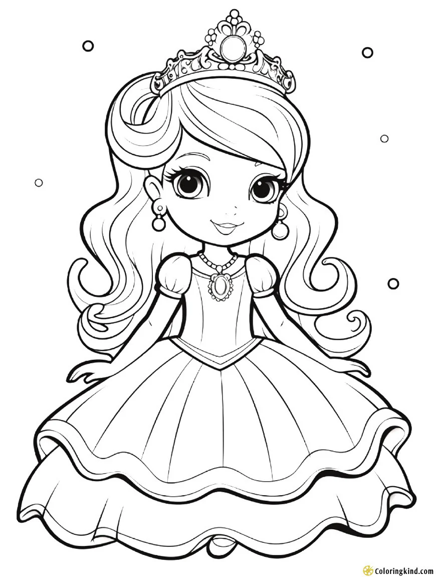 Little Princess Coloring lovers click here