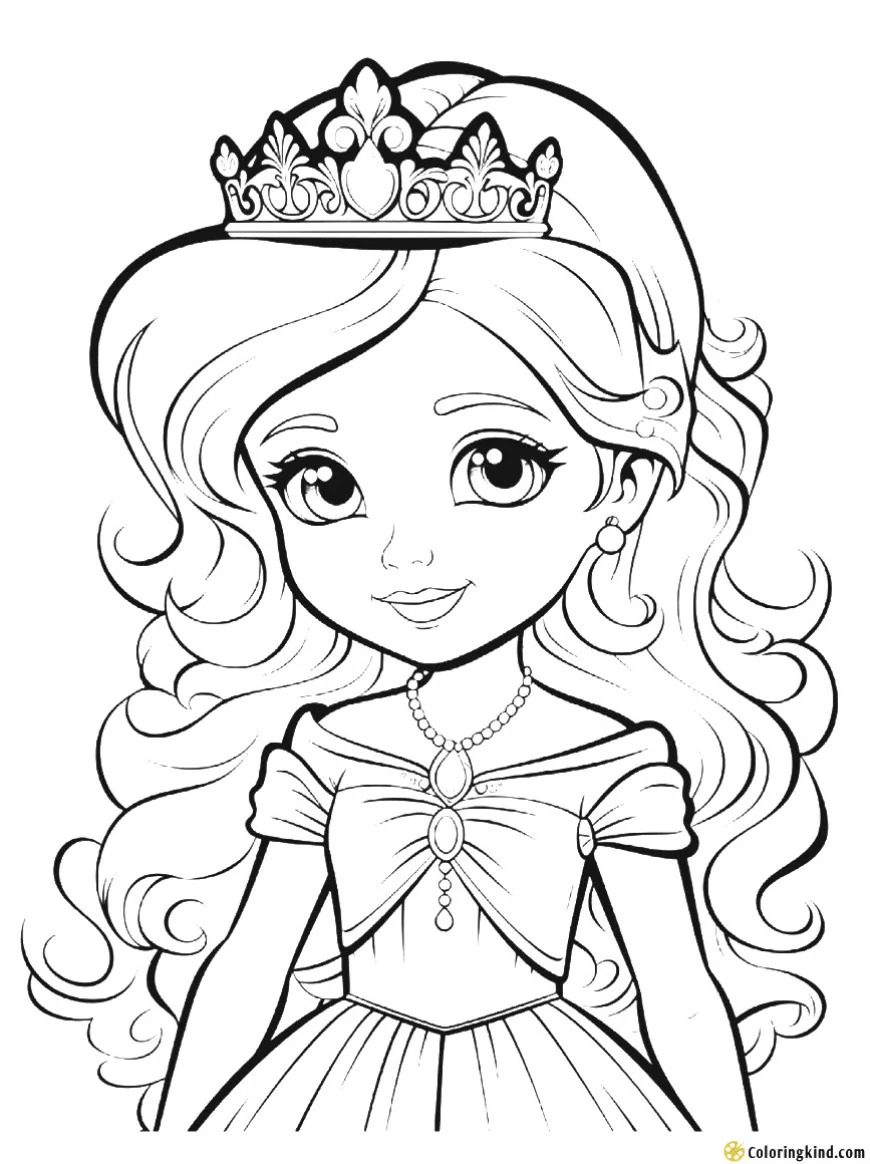 The little princess with her charming looks