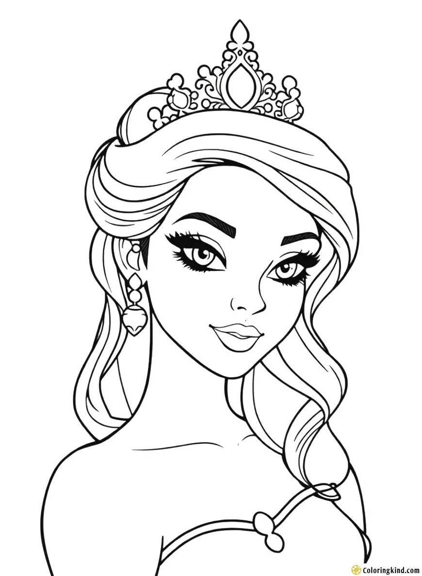 Beautiful princess and charming looks