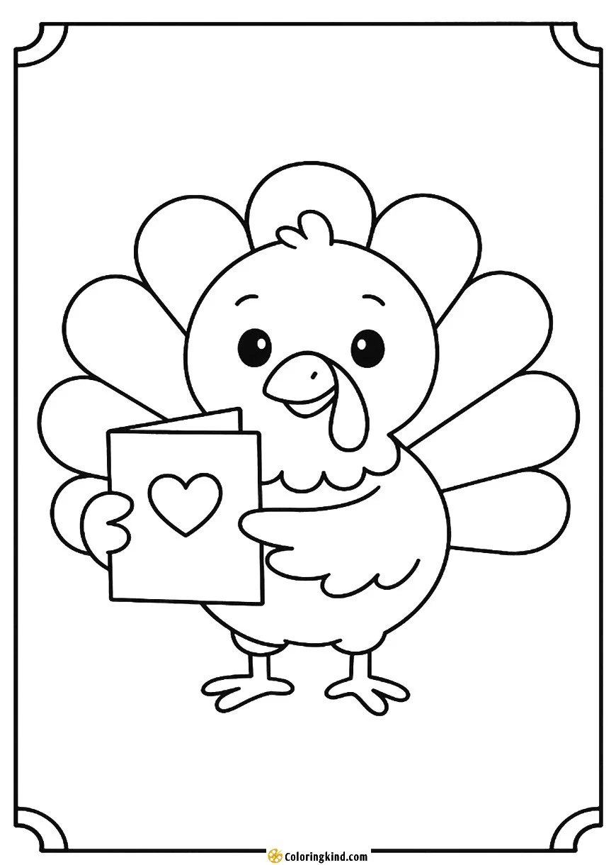 Turkey Sending a Thank-you Card