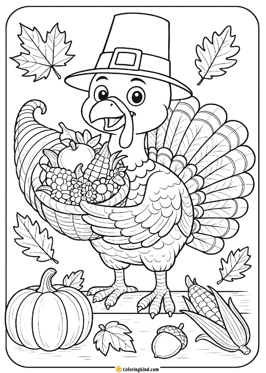 Turkey with a Pilgrim Hat