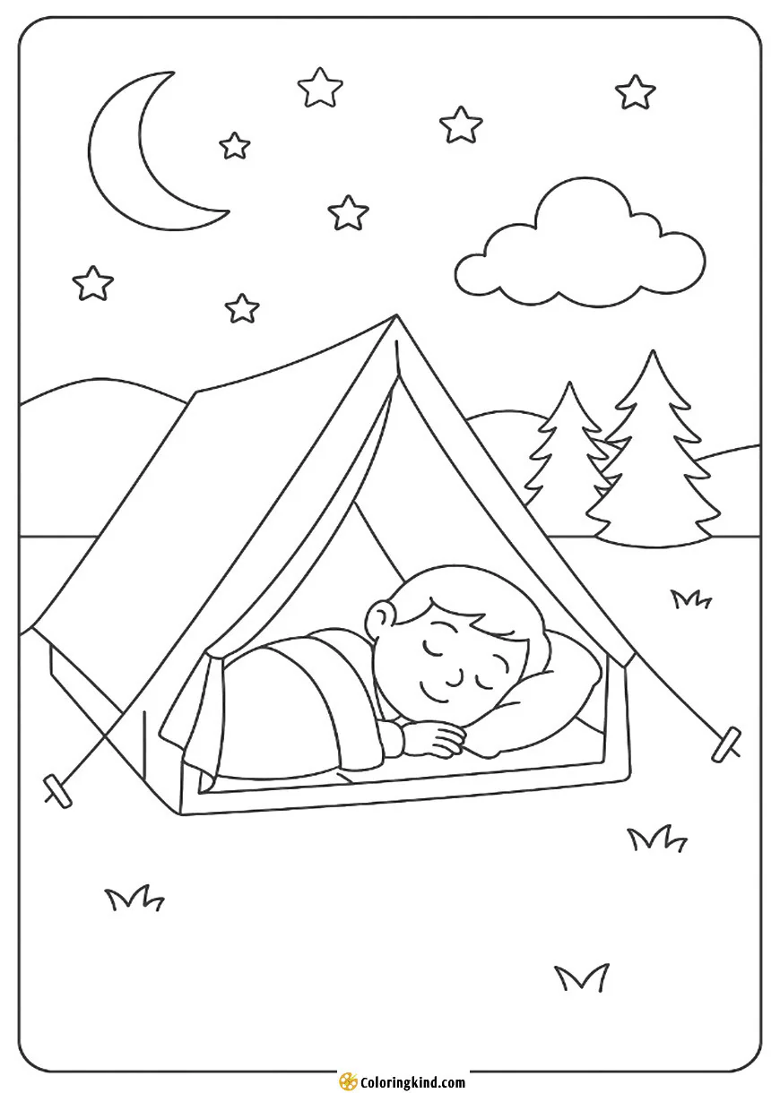 Sleeping in a Tent Under the Stars