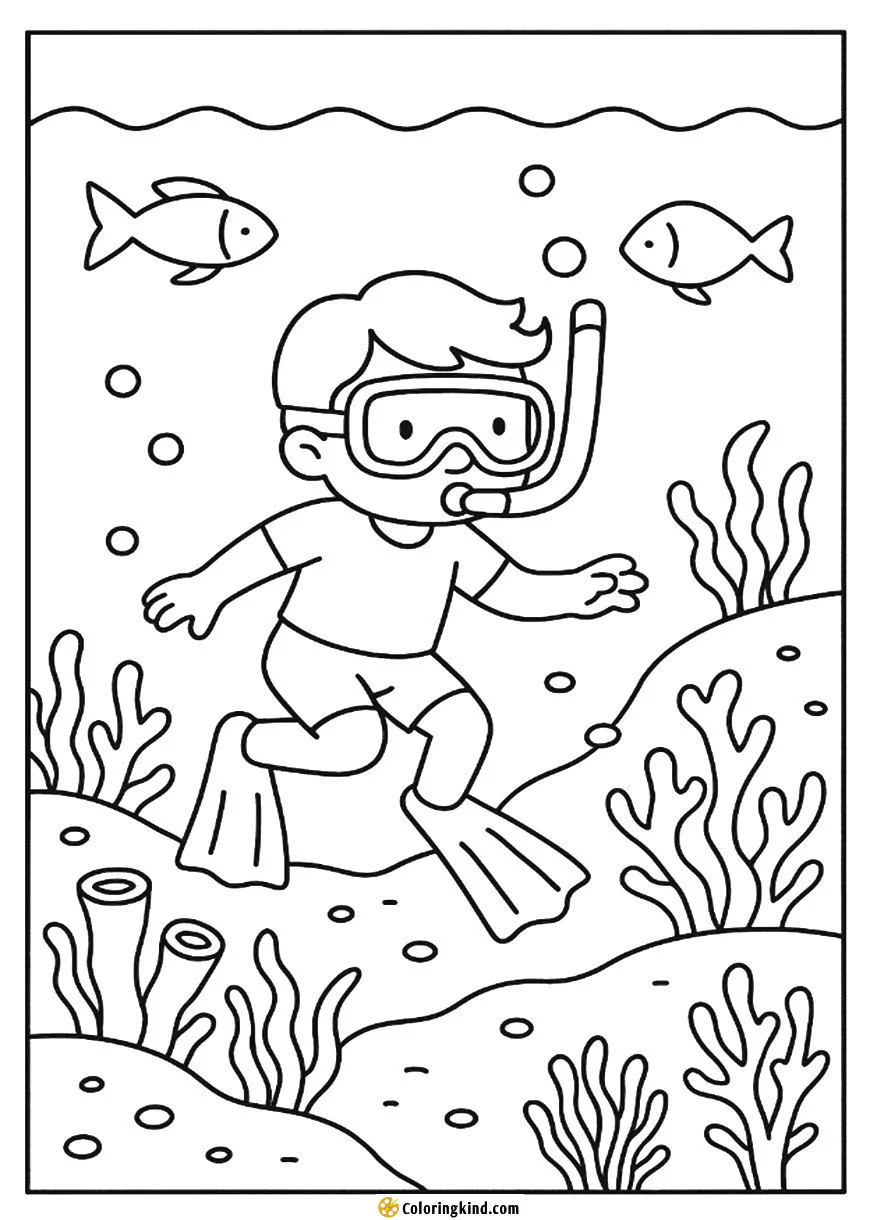 Snorkeling in a Coral Reef