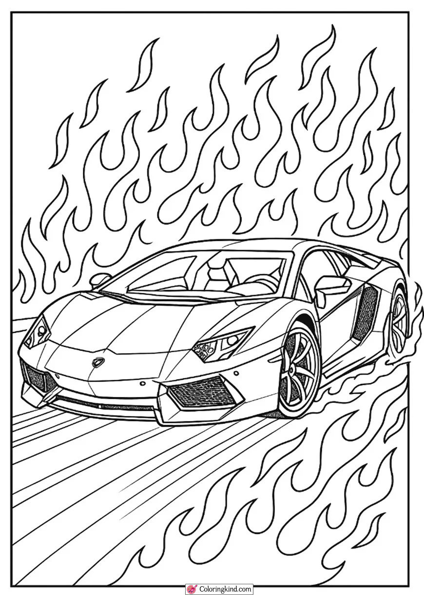Lamborghini Aventador Drifting in Style