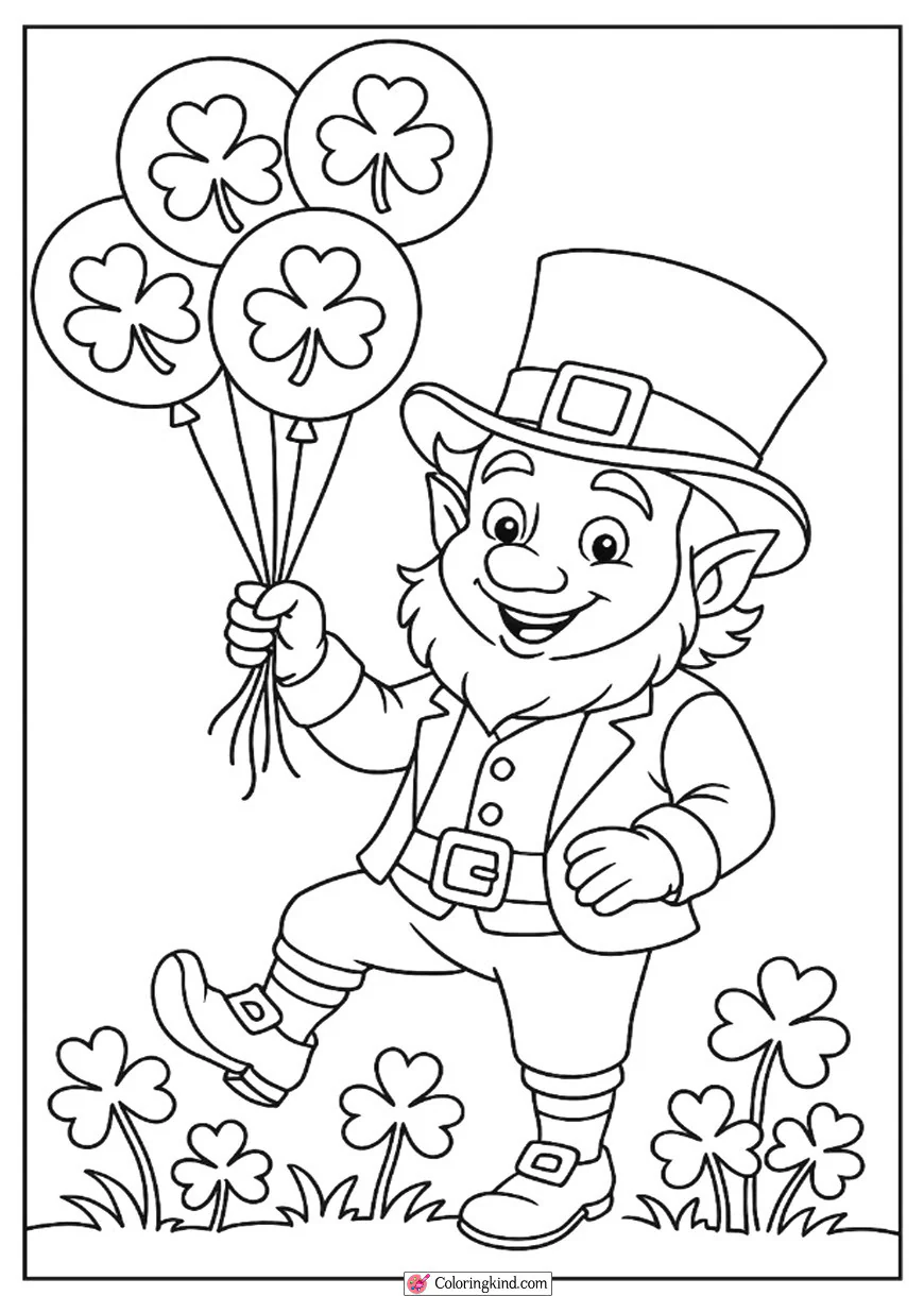 Lucky Leprechaun with Balloon Bundle