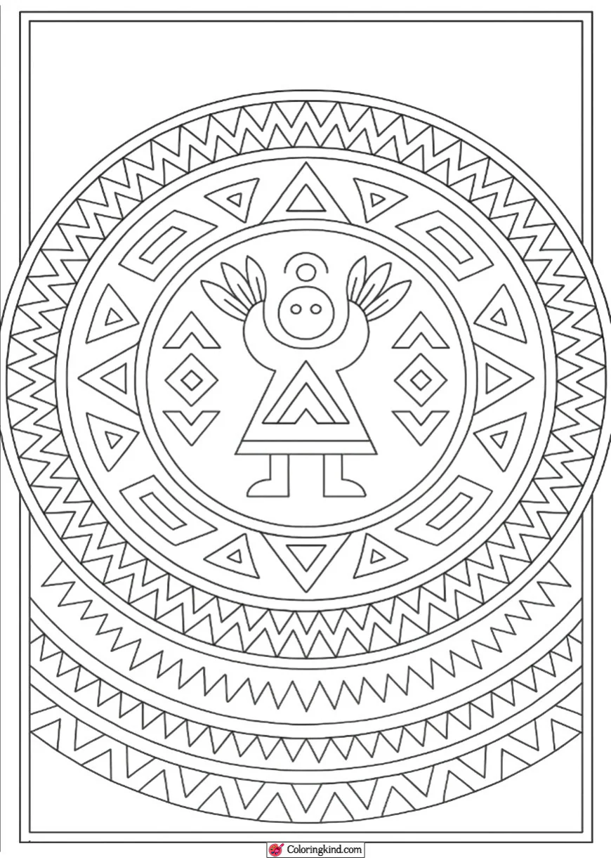 Native American Spirit Mandala