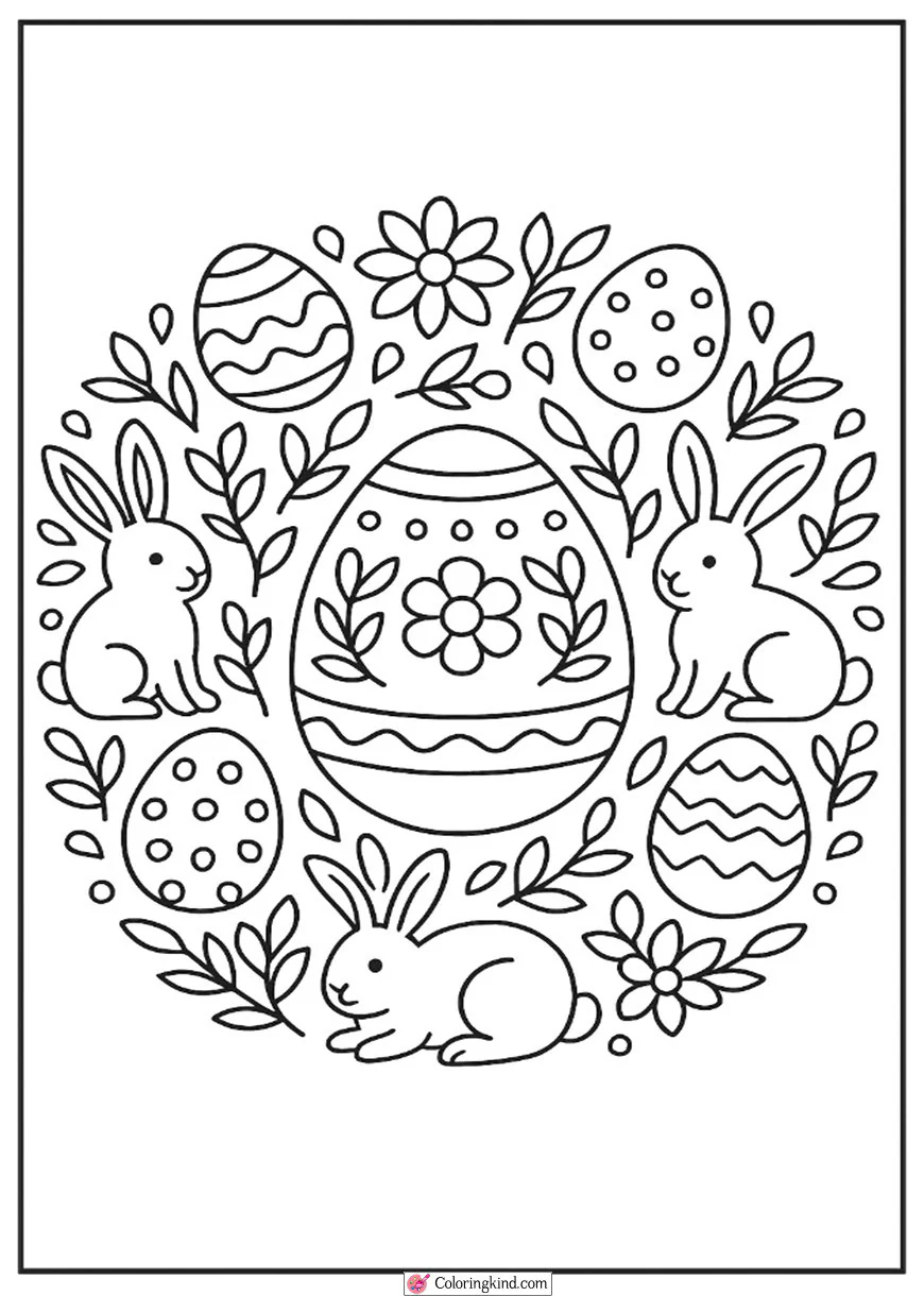 Easter Egg Mandala