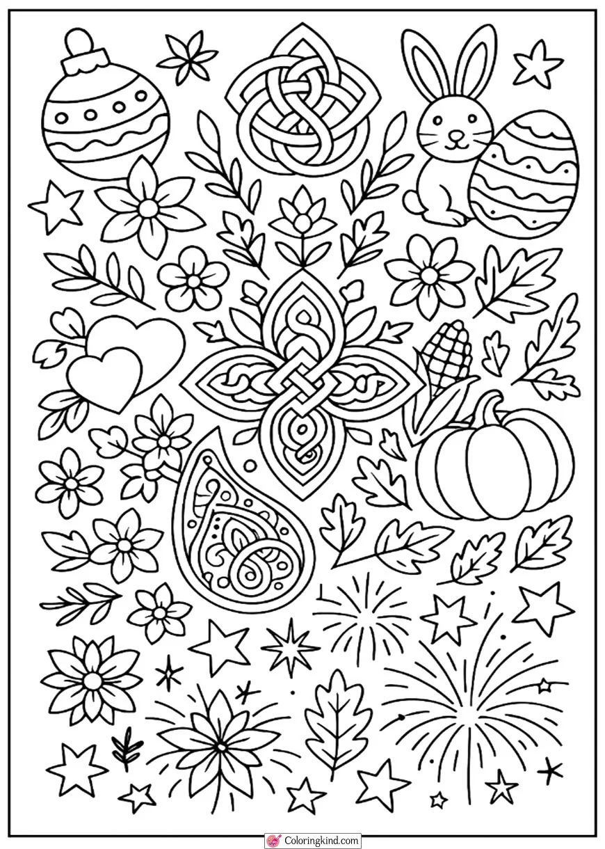 Christmas Ornament Mandala