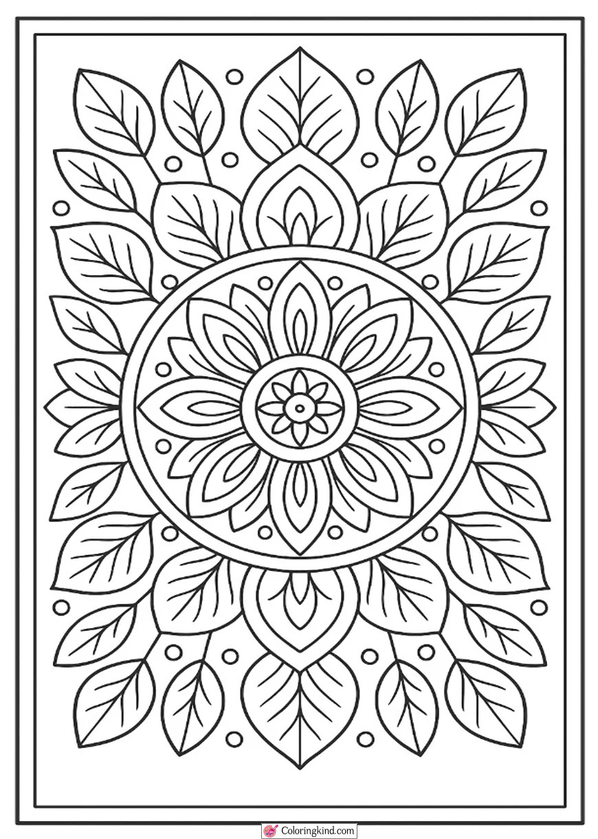 Mandala of Mindfulness and Calm