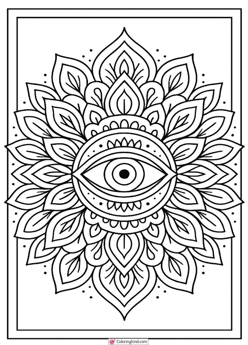 Third Eye Vision Mandala