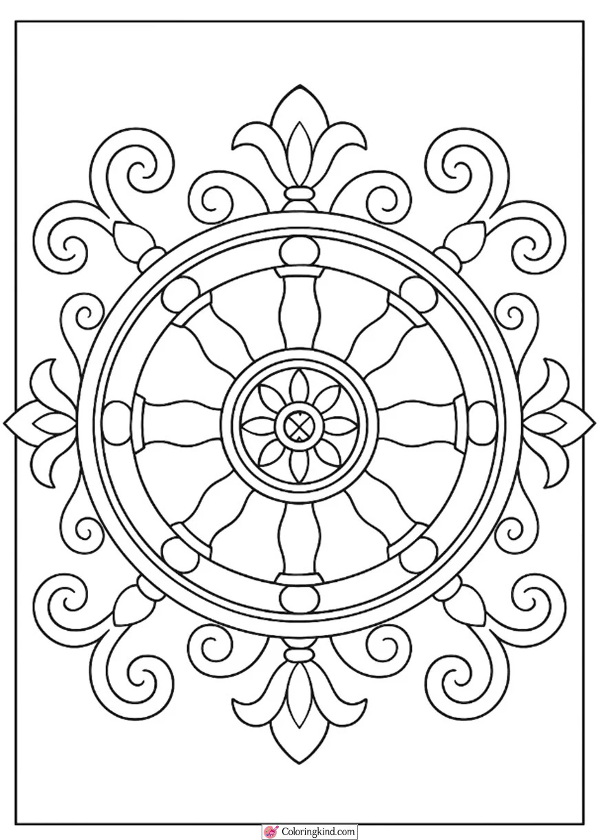 Karma Wheel Mandala