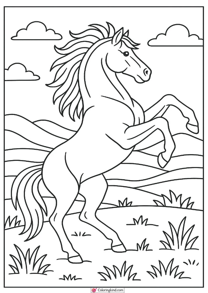 Mustang with Wild Spirit