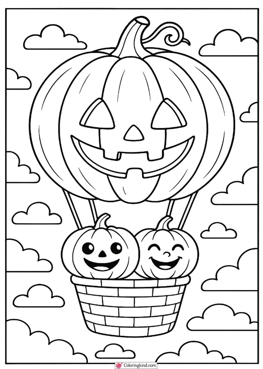 Pumpkin Hot Air Balloon Ride