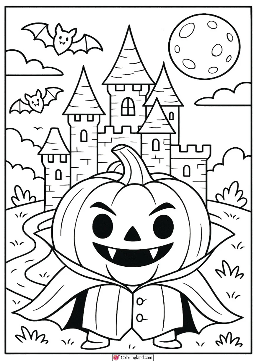 Vampire Pumpkin Castle