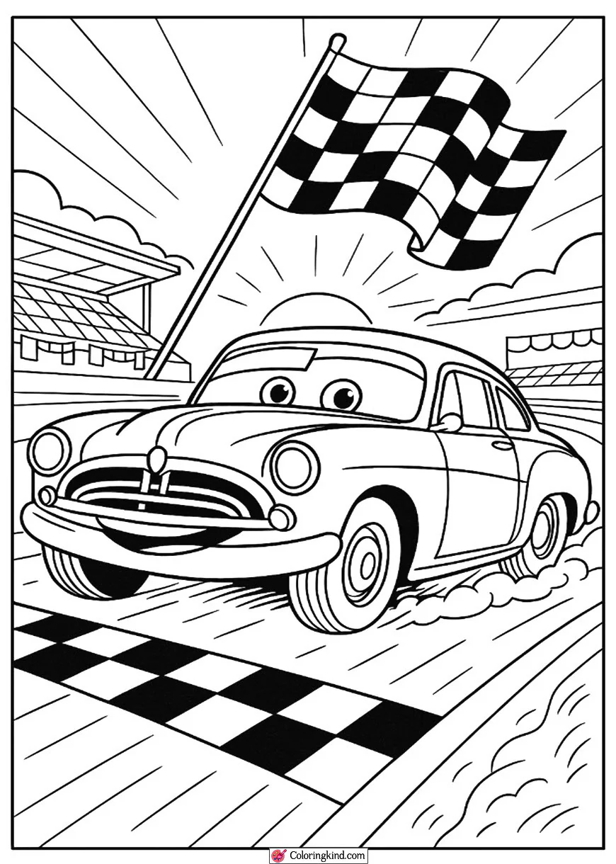 Doc Hudson Winning in Retro Style