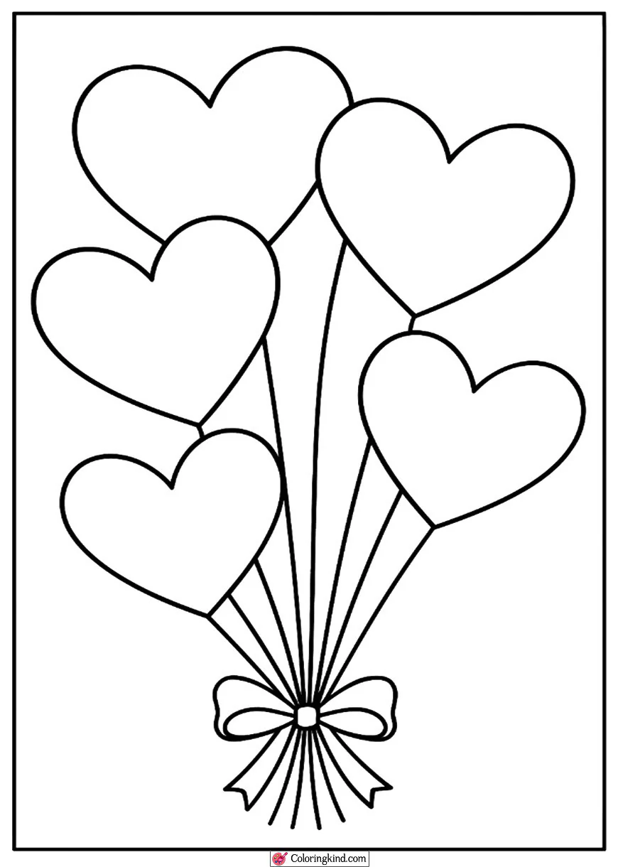 Heart Balloon Bouquet