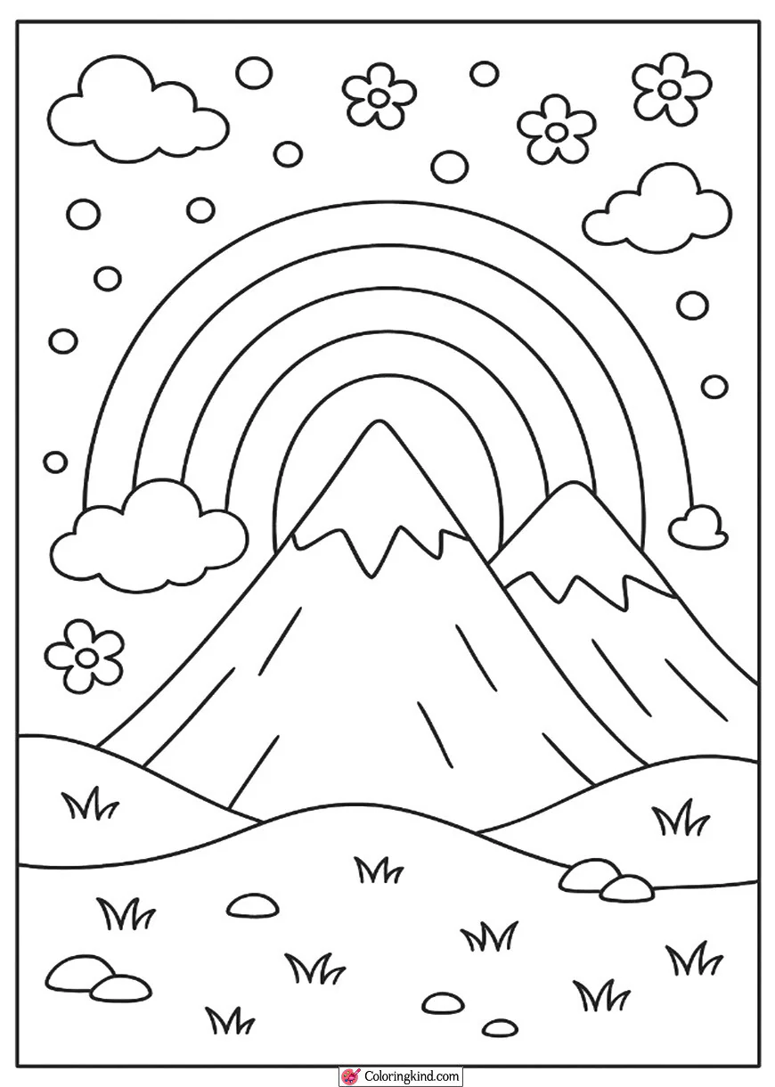 Rainbow over Mountain