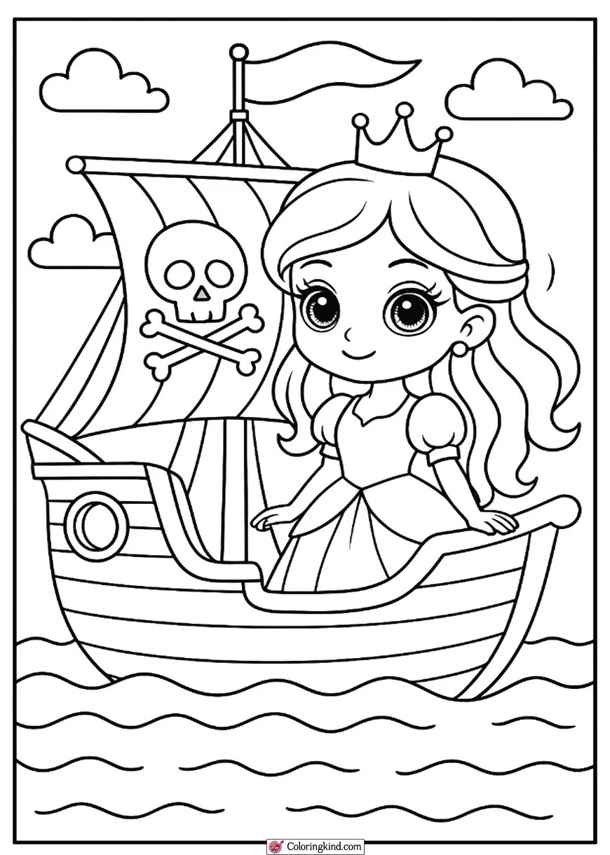Princess on a Pirate Ship
