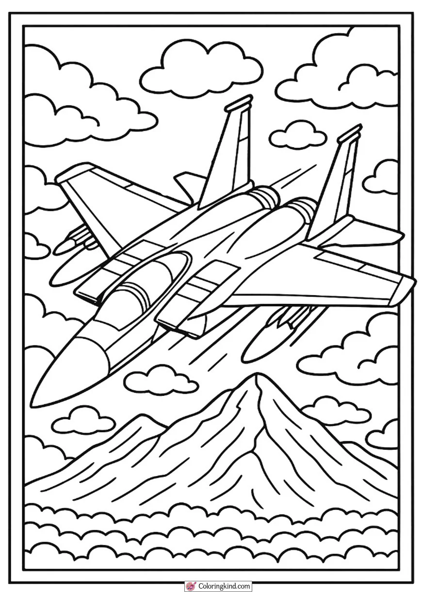 F-15 Eagle Fighter Jet