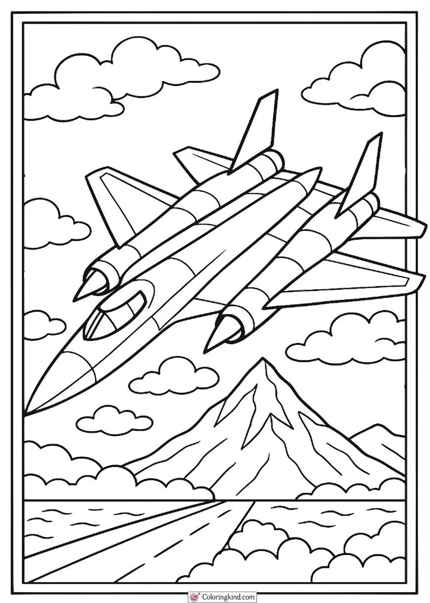 SR-71 Blackbird Recon Jet