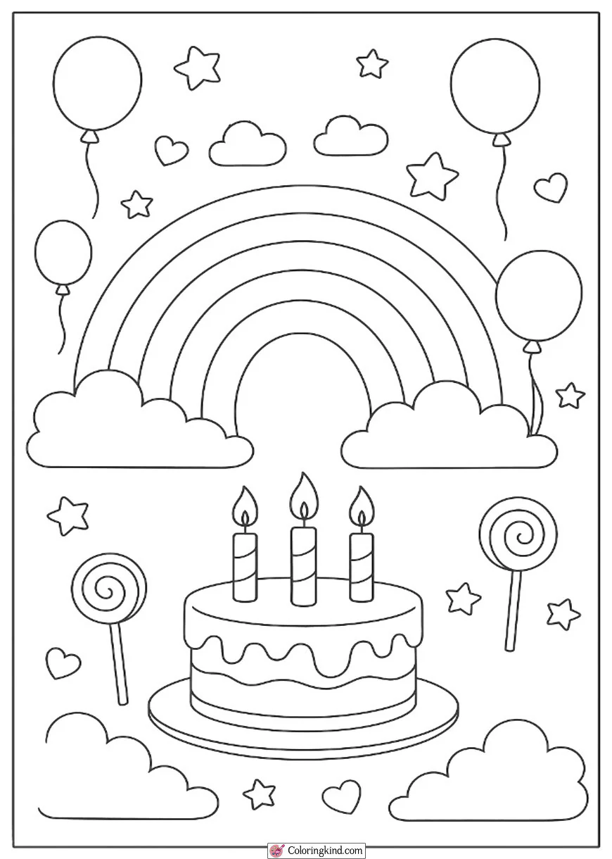 Magical Rainbow Birthday