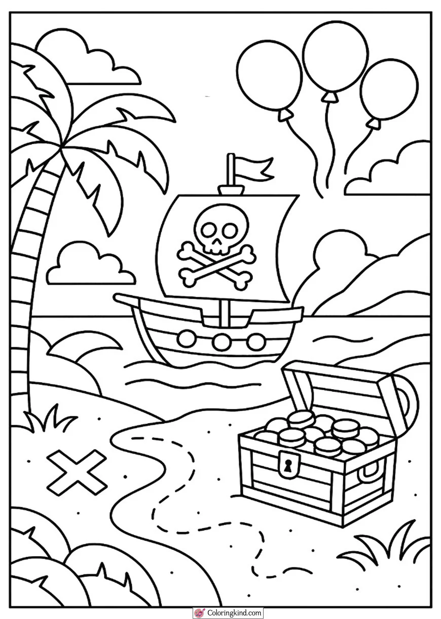 Pirate Birthday Treasure Hunt