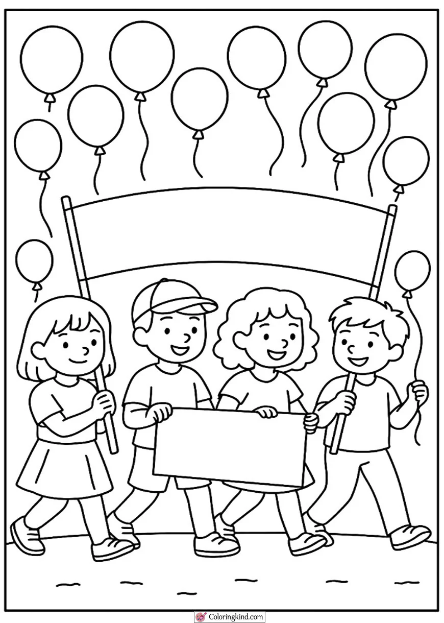 Birthday Parade with Friends