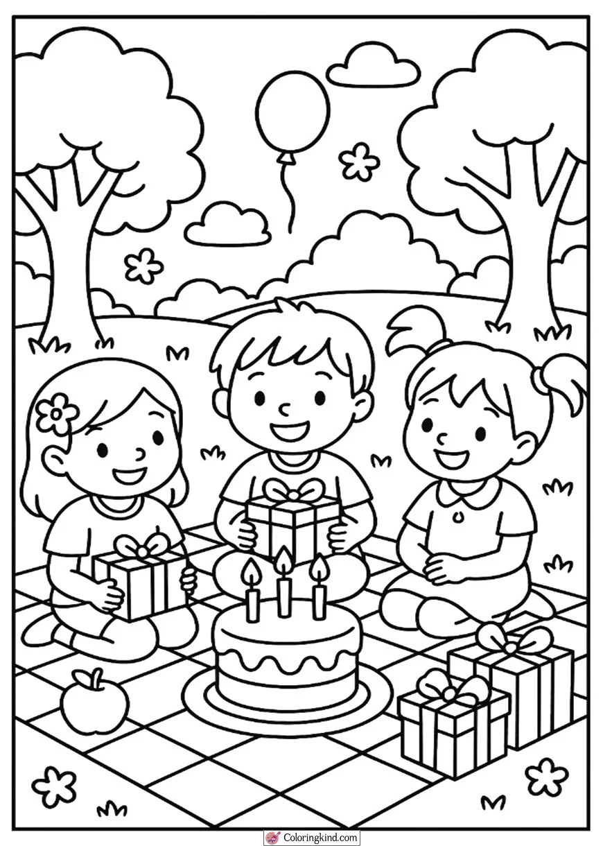 Birthday Picnic with Friends