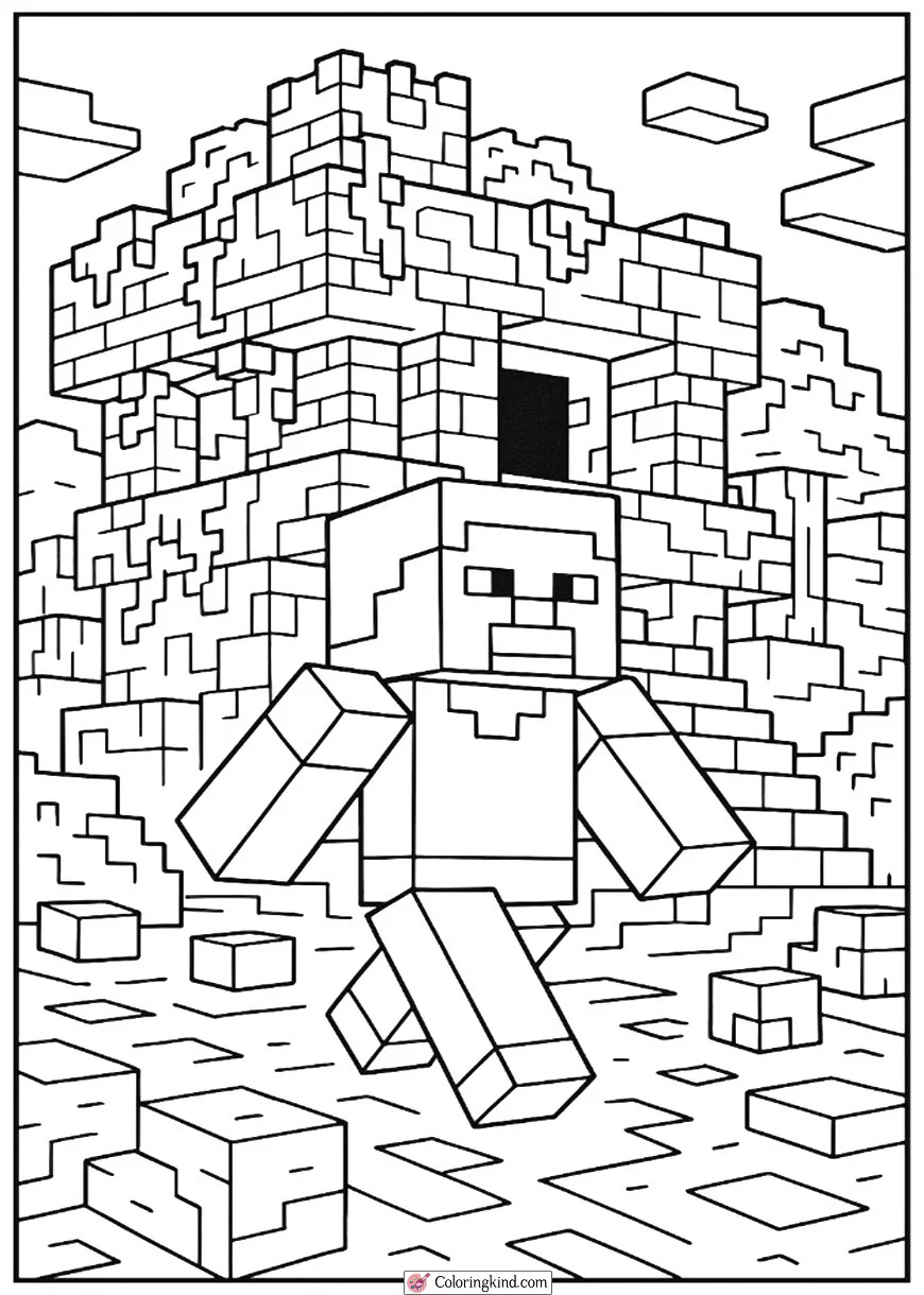 Steve in Jungle Temple