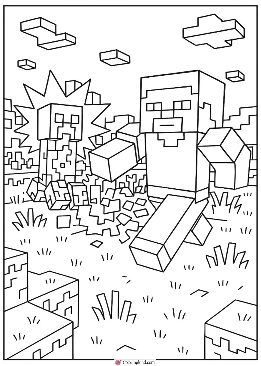 Steve vs Creeper