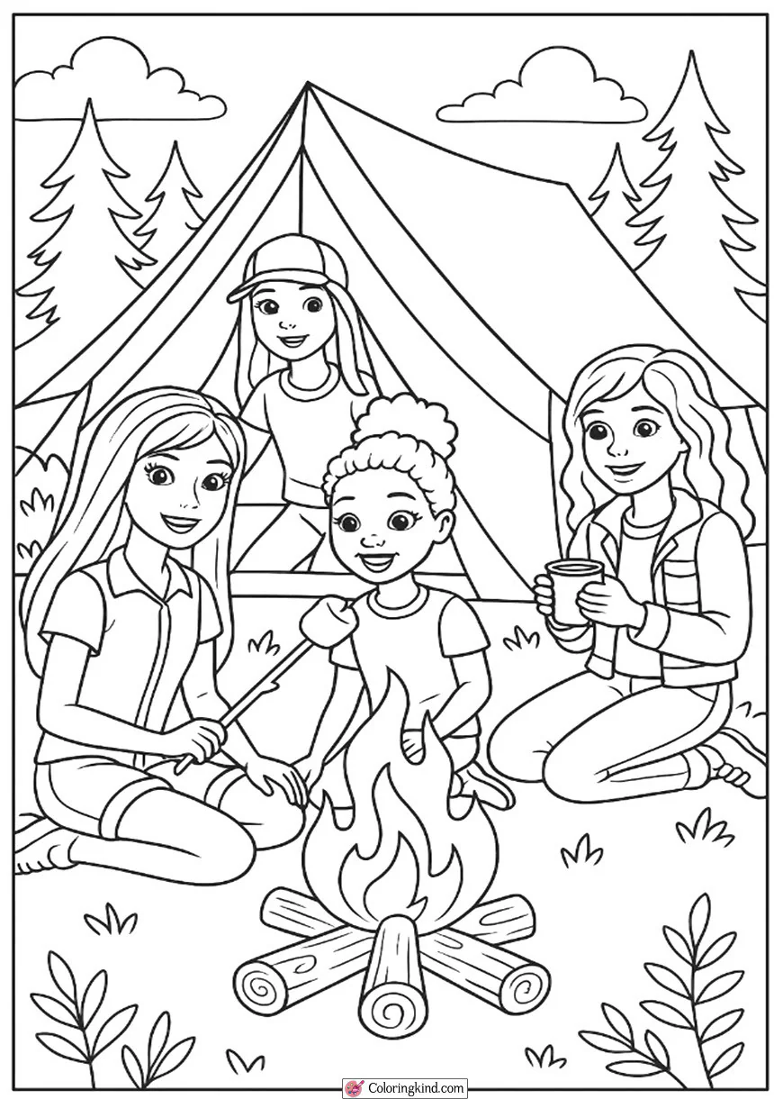 Barbie and Friends Camping Adventure