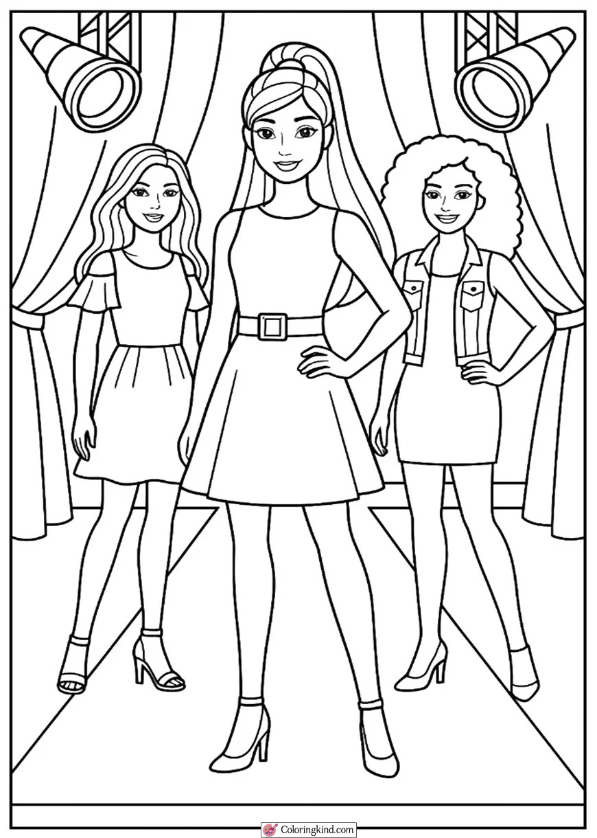 Barbie and Friends Fashion Show