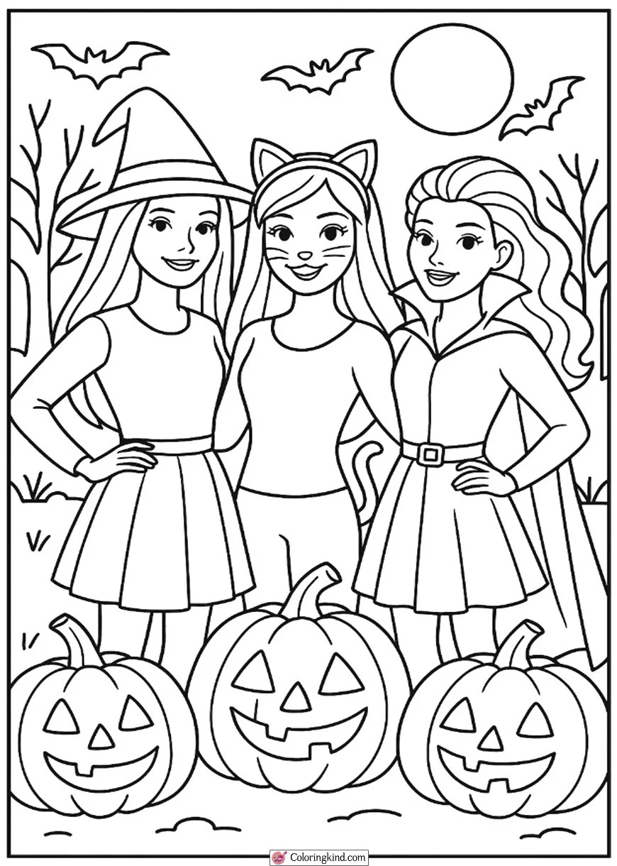 Barbie and Friends Halloween Costumes