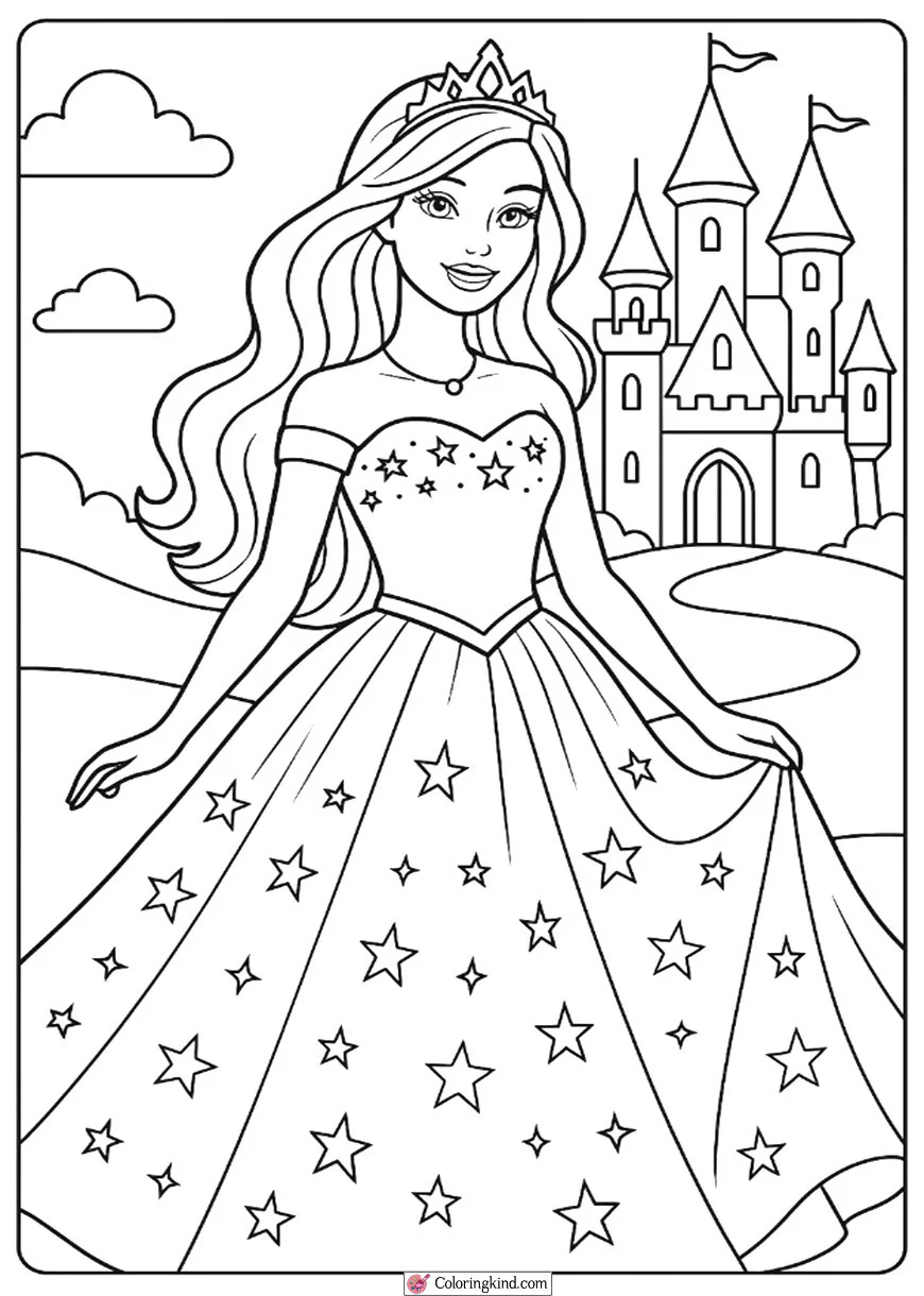Barbie Princess in a Sparkling Gown
