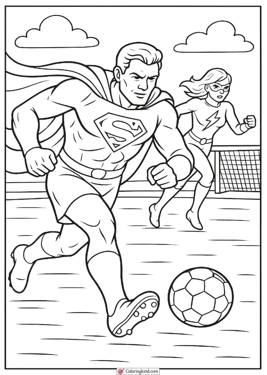 Superhero Football Game