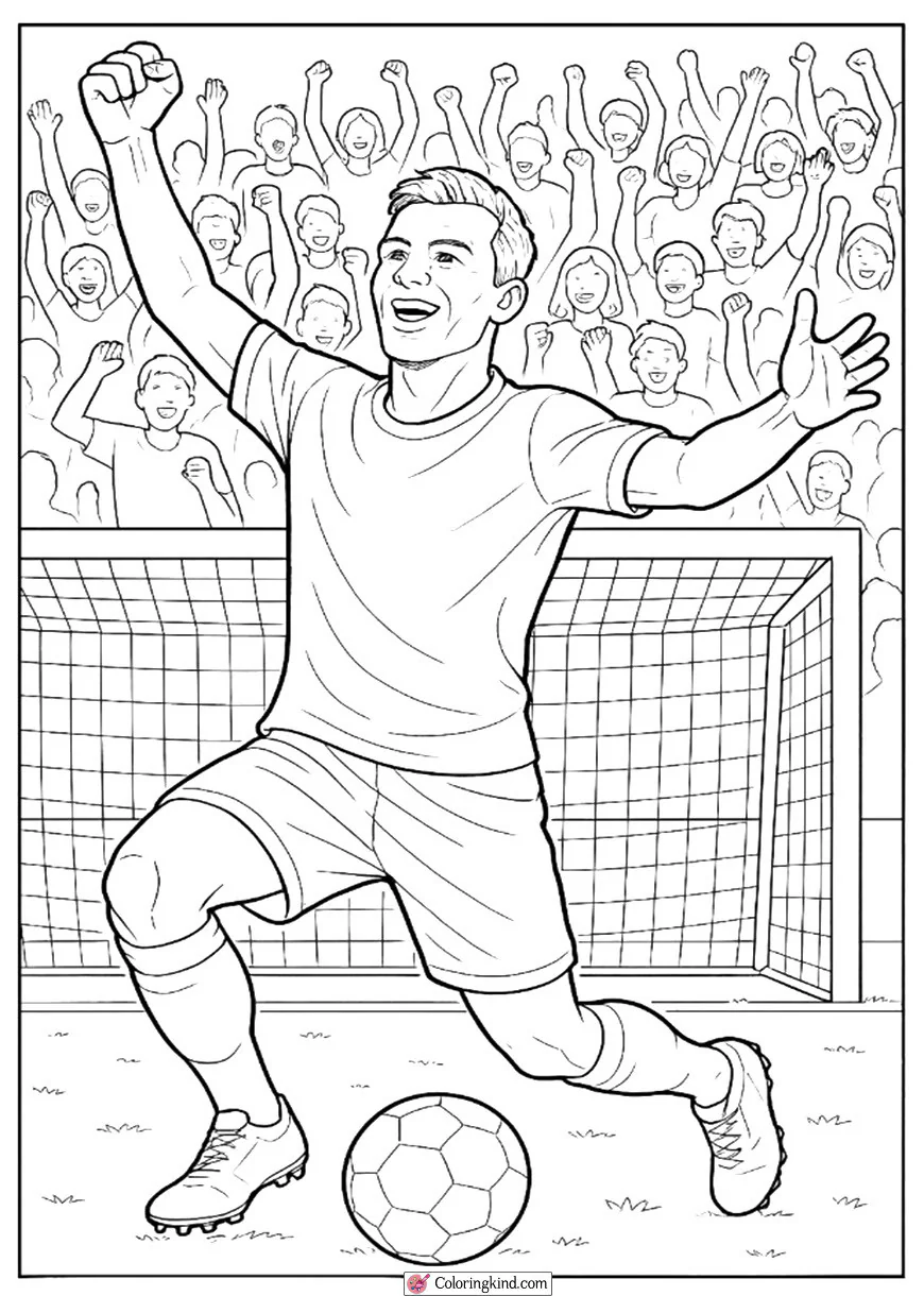 Goal Celebration with Crowd
