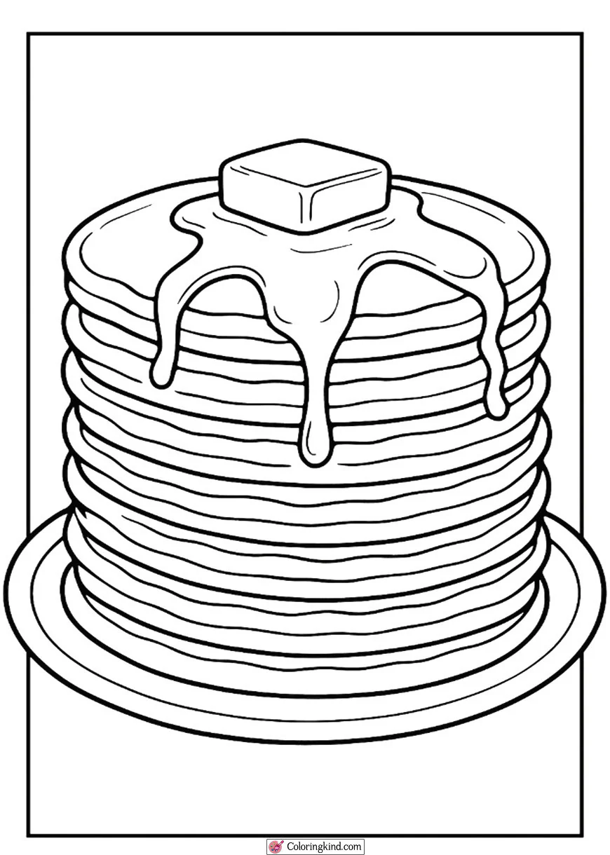 American Pancakes Stack