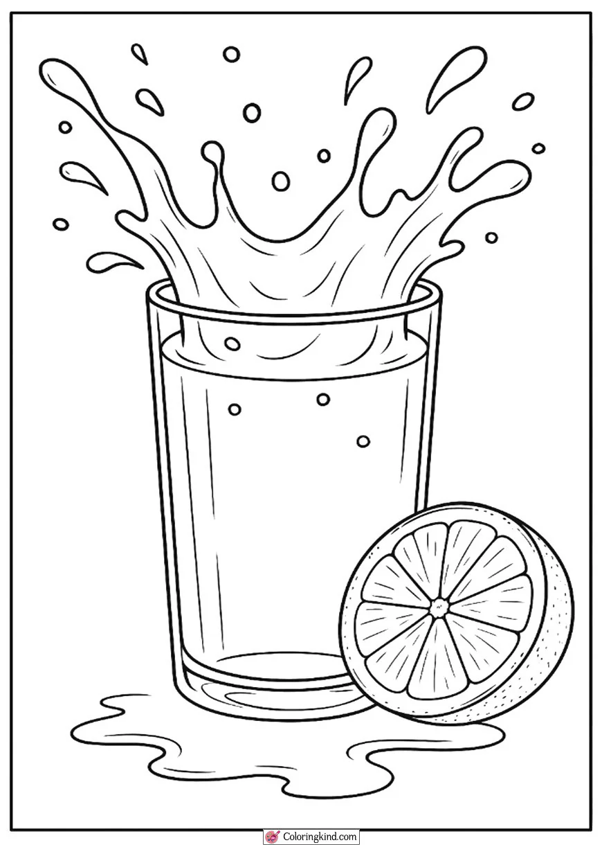 Orange Juice Splash