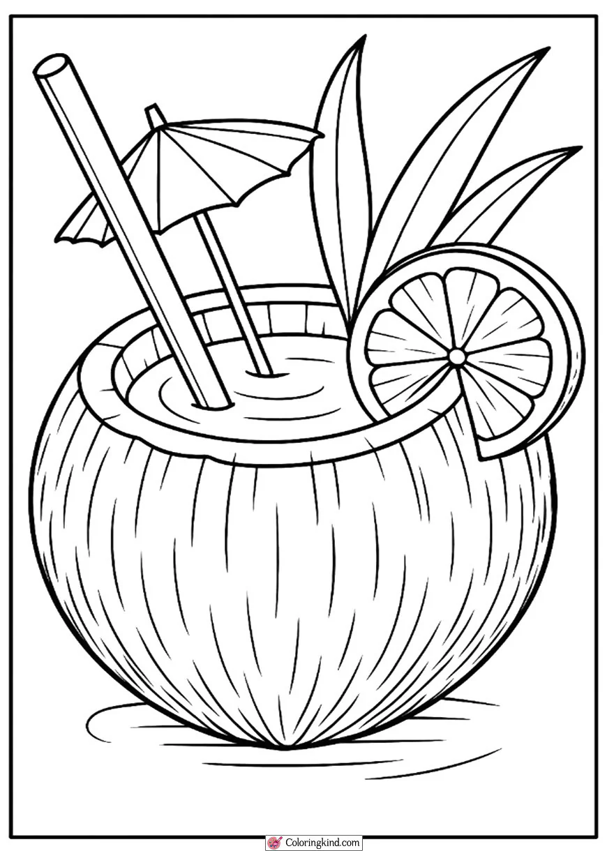 Tropical Coconut Drink