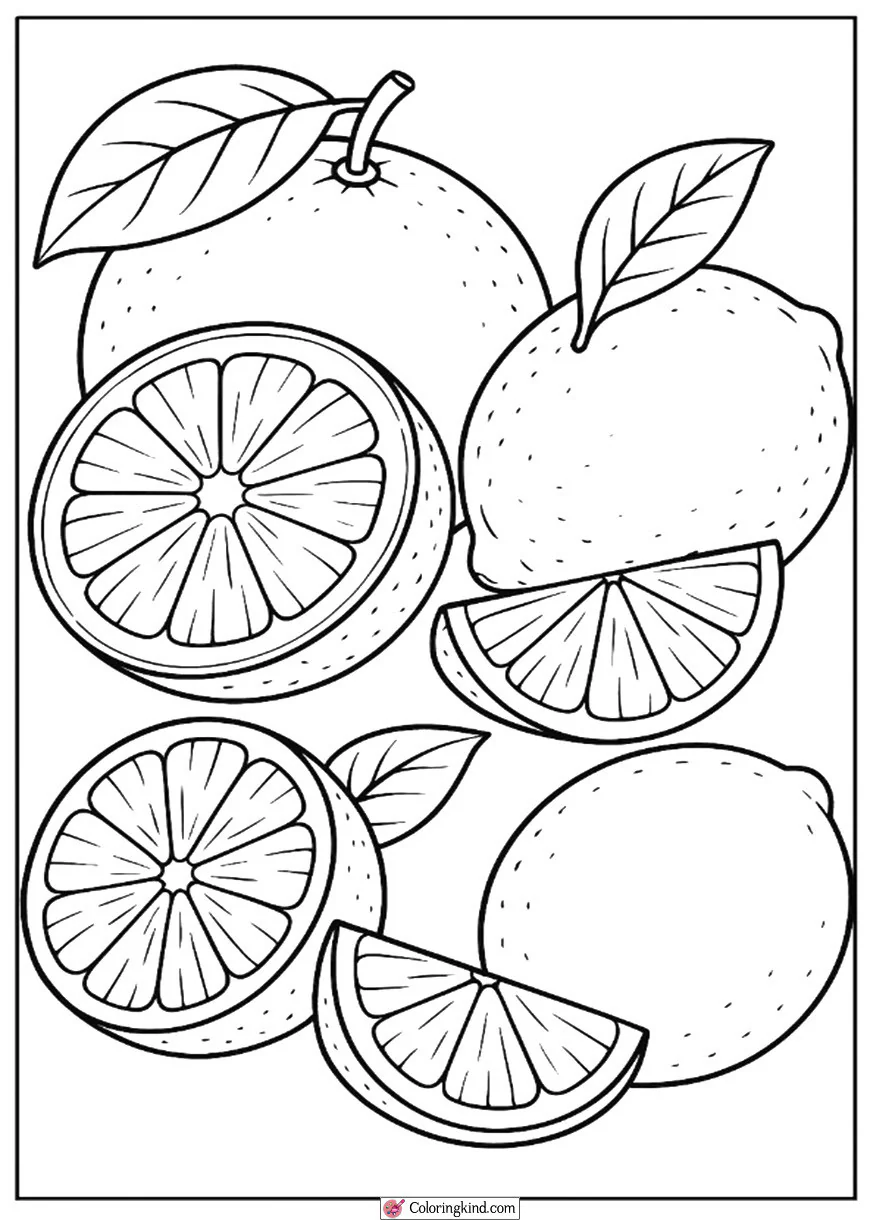 Fresh Citrus Fruits (Oranges, Lemons, Limes)