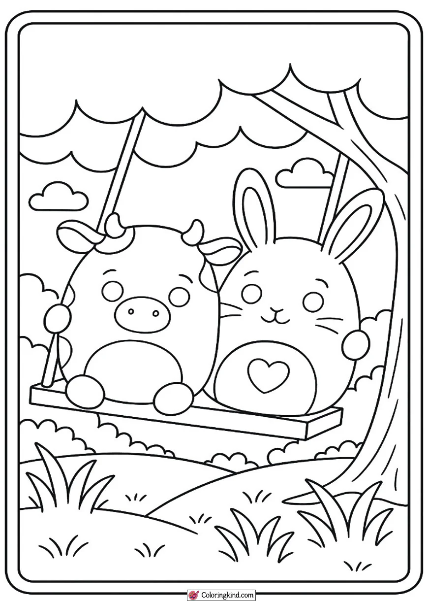 Squishmallow Garden Swing
