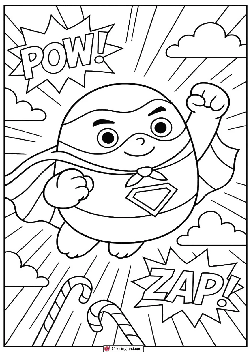 Squishmallow Superhero Day