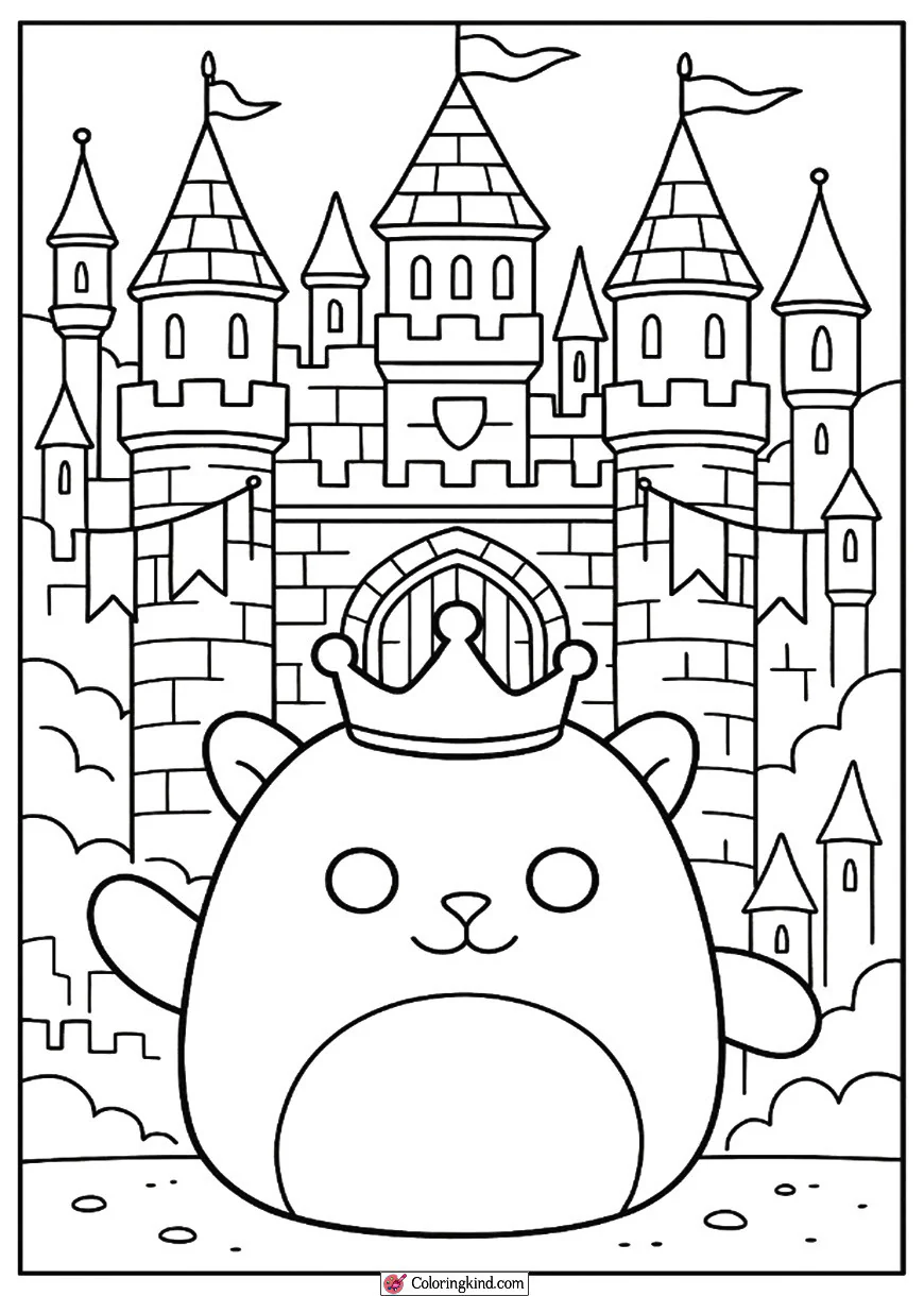 Squishmallow in the Magical Castle
