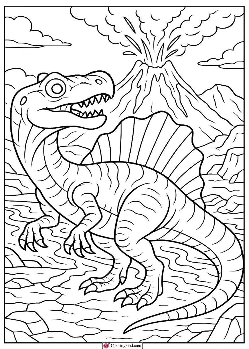 Spinosaurus by Lava River