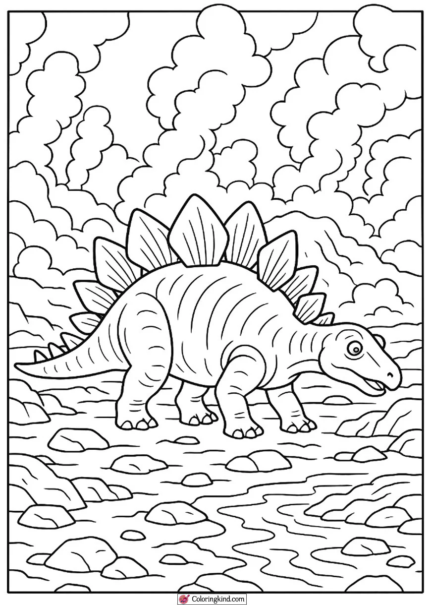 Stegosaurus by Hot Springs