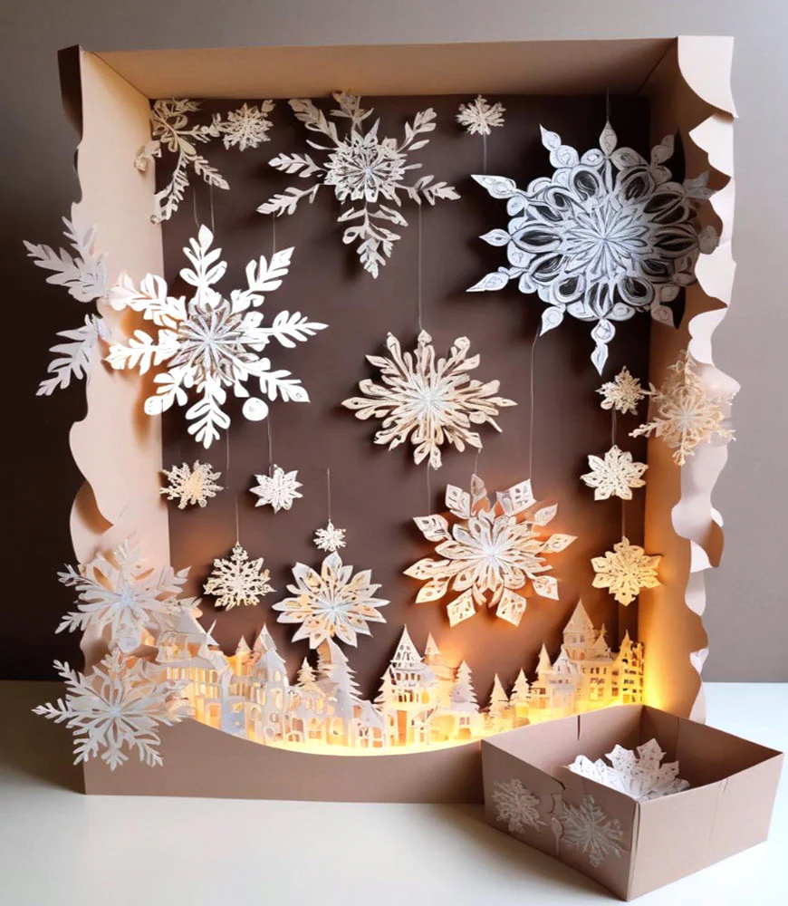 Paper Snowflake Garland Workshop