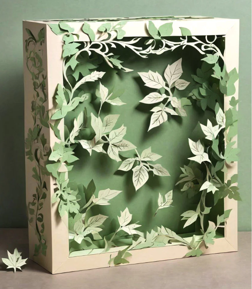 Spring Vine & Leaf Cut-Out