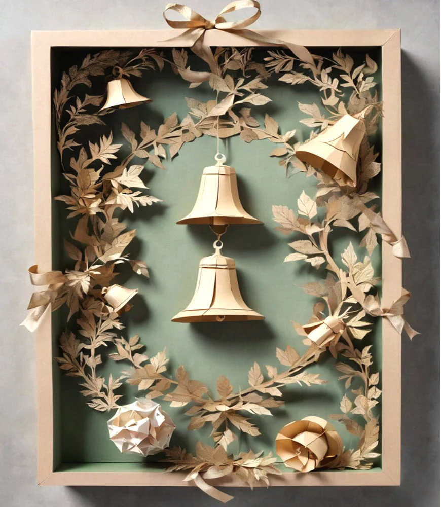 Paper Bell Wreath