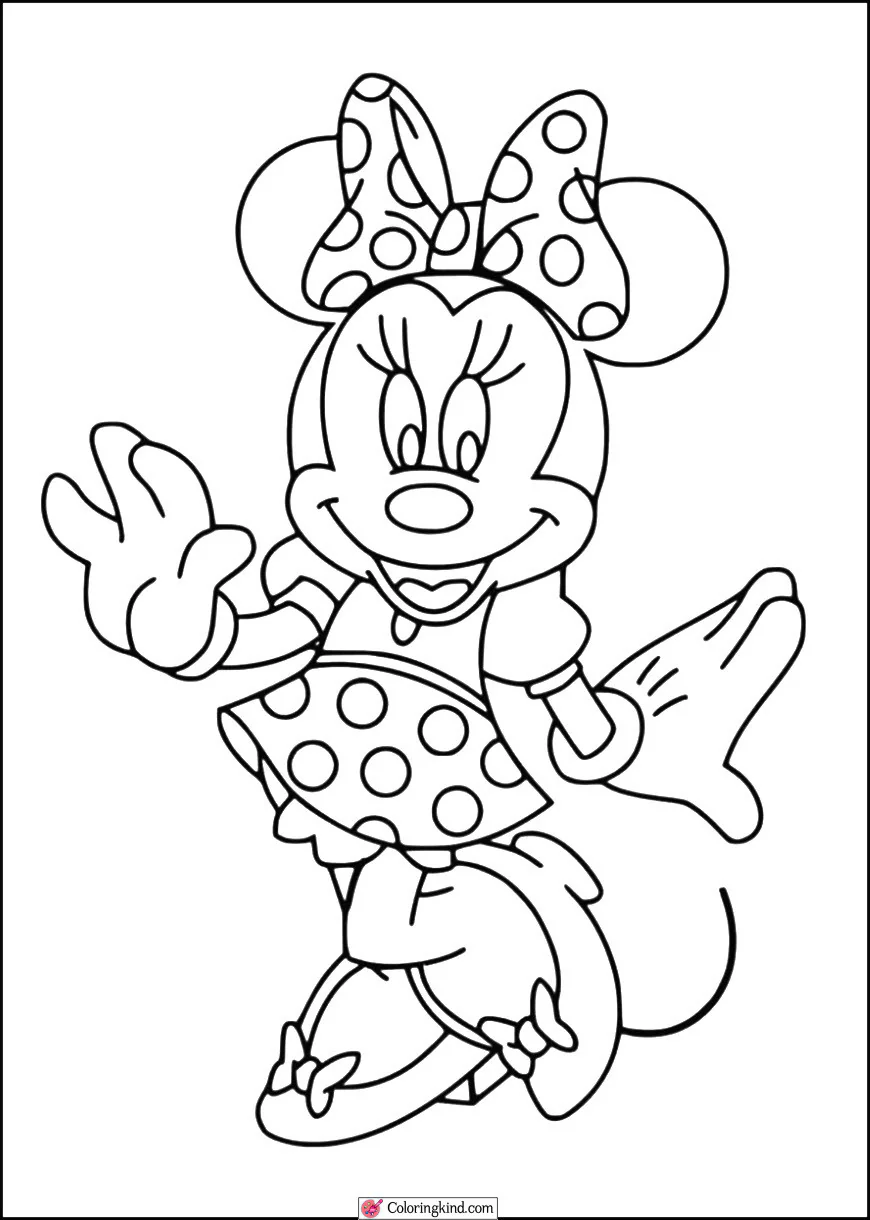 Minnie Mouse is so cute
